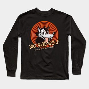 Big Bad Wolf Funny Halloween Design Long Sleeve T-Shirt